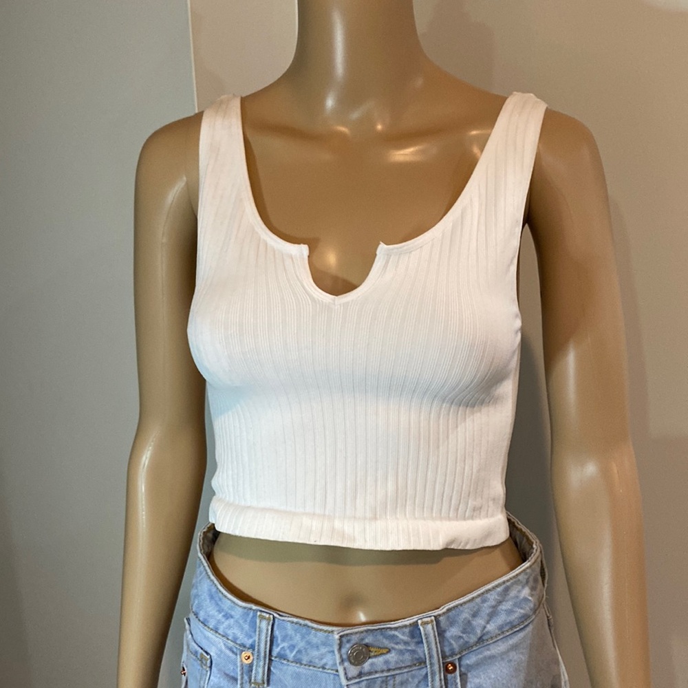 Forever 21 Womens White Tank Top